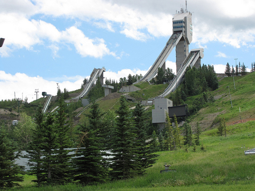 Zipline Hill - Canada Olympic Park - Image Credit: https://www.flickr.com/photos/eileenmak/5940904131/